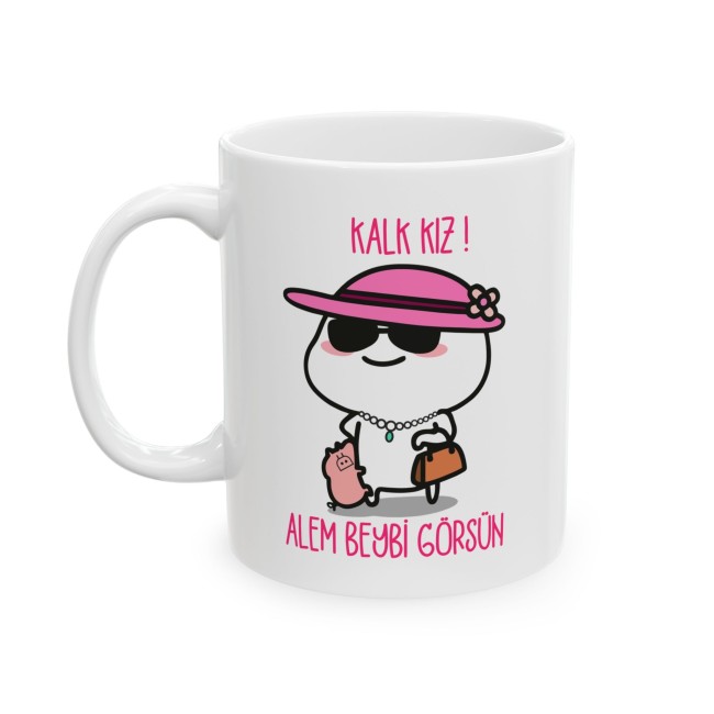 Kalk Kız Alem Beybi Görsün Kupa Bardak