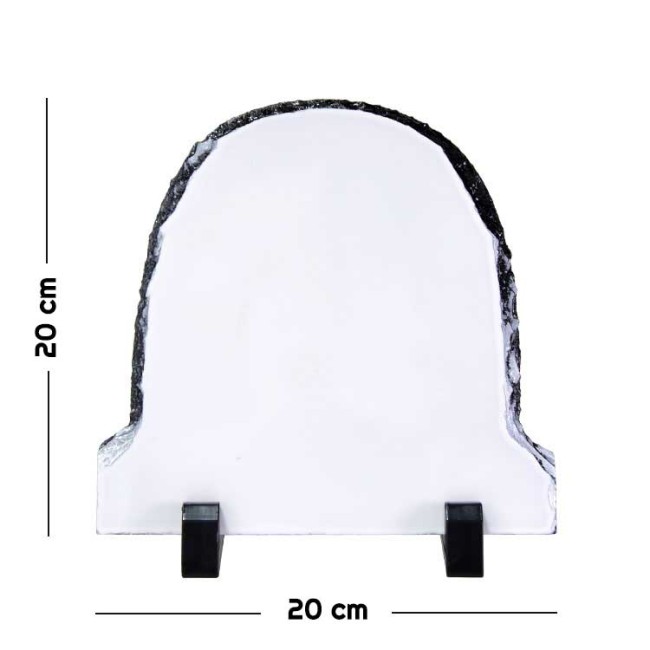 Doğal Taş Çerçeve Oval (20x20 cm)