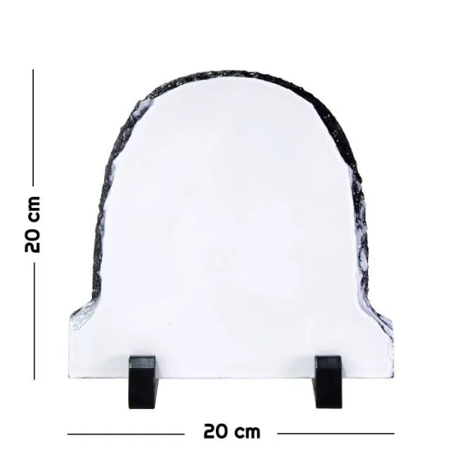 Doğal Taş Çerçeve Oval 20x20cm