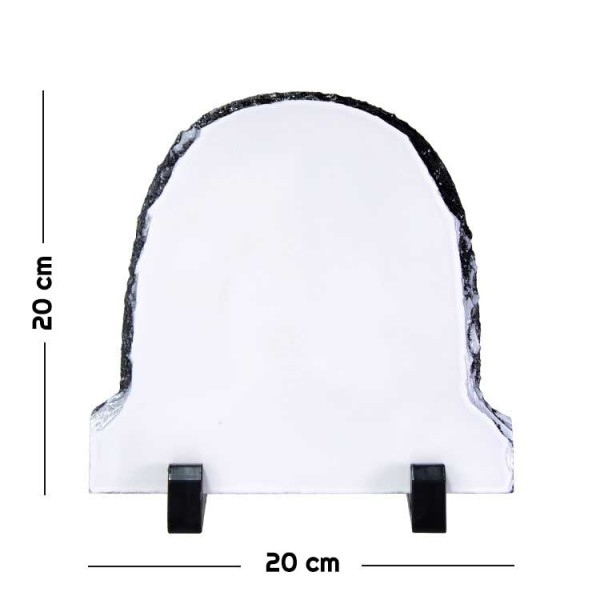 Doğal Taş Çerçeve Oval (20x20 cm)