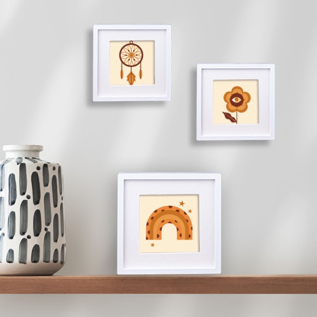 Pola Çerçeve Paspartulu - 13,5cm 3'lü Paket