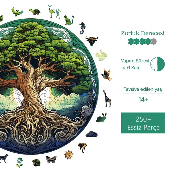 Ahşap Puzzle (Kendin Tasarla)