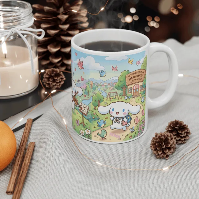 Sevimli ve Tatlı Cinnamoroll Kupa Bardak