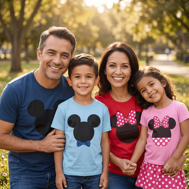 4'lü Aile Kombini Mickey Minnie