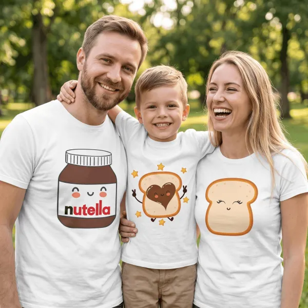 Aile Tişört Kombini Nutella