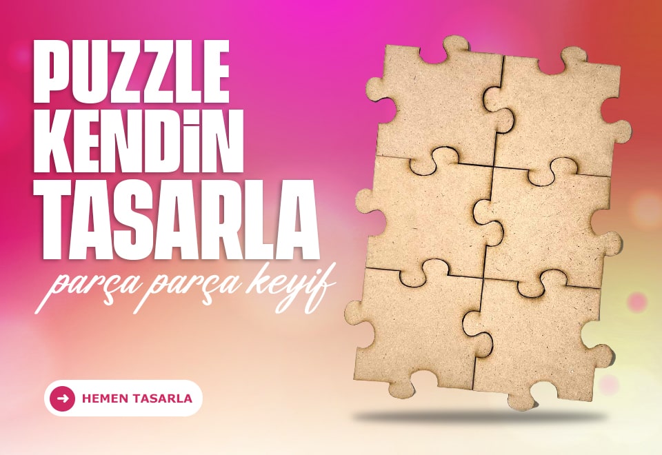 Ahşap Puzzle Yapboz