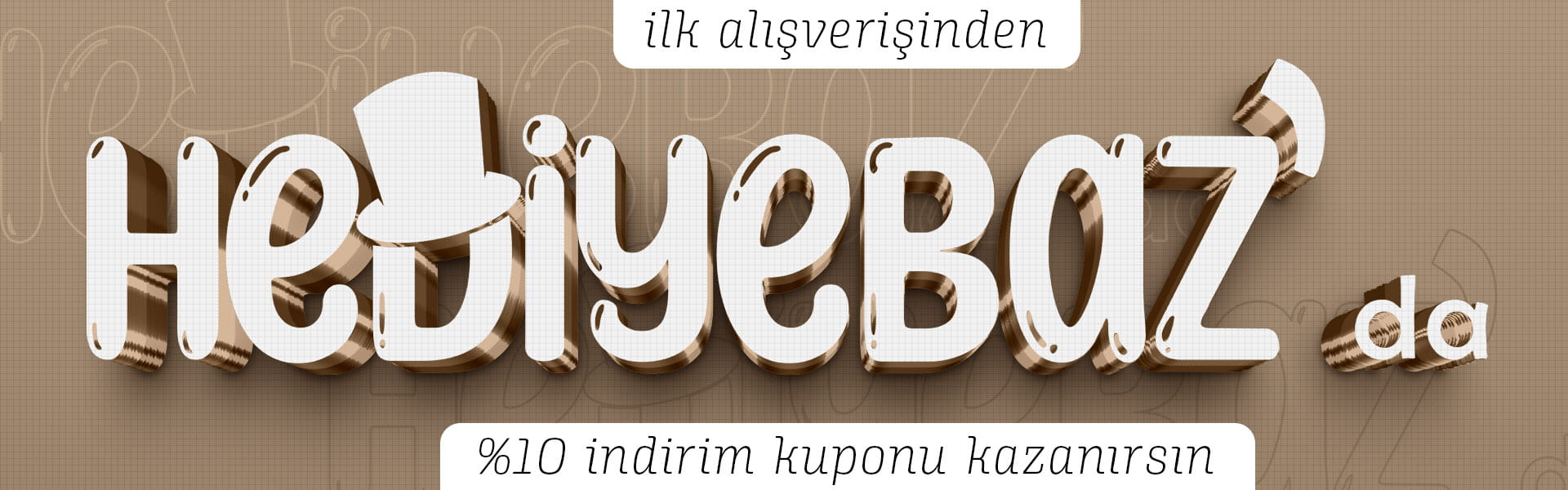Hediyebaza Hoş Geldin İndirimi